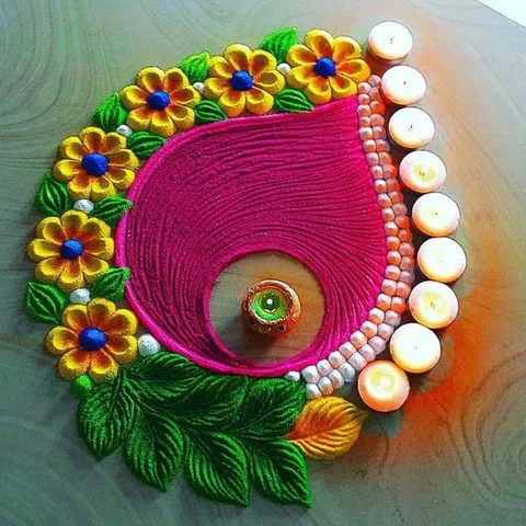 20 Best Diwali Rangoli designs